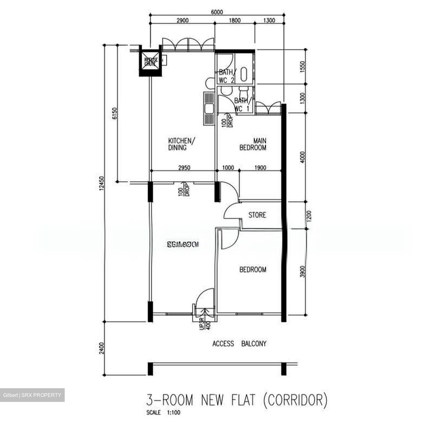 Blk 529 Bedok North Street 3 (Bedok), HDB 3 Rooms #565763181